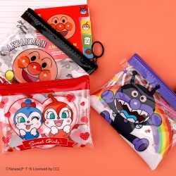 Anpanman Clear Slim Pouch