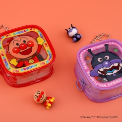 Anpanman Square Clear Pouch Set