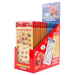 Anpanman Bubble Glass Sticker (Set of 20)