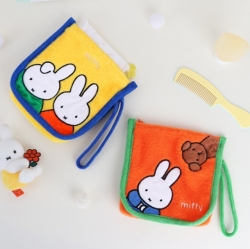 Miffy Puppy Flat Pouch (Orange)
