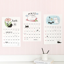 2027 Doodle Wall Calendar