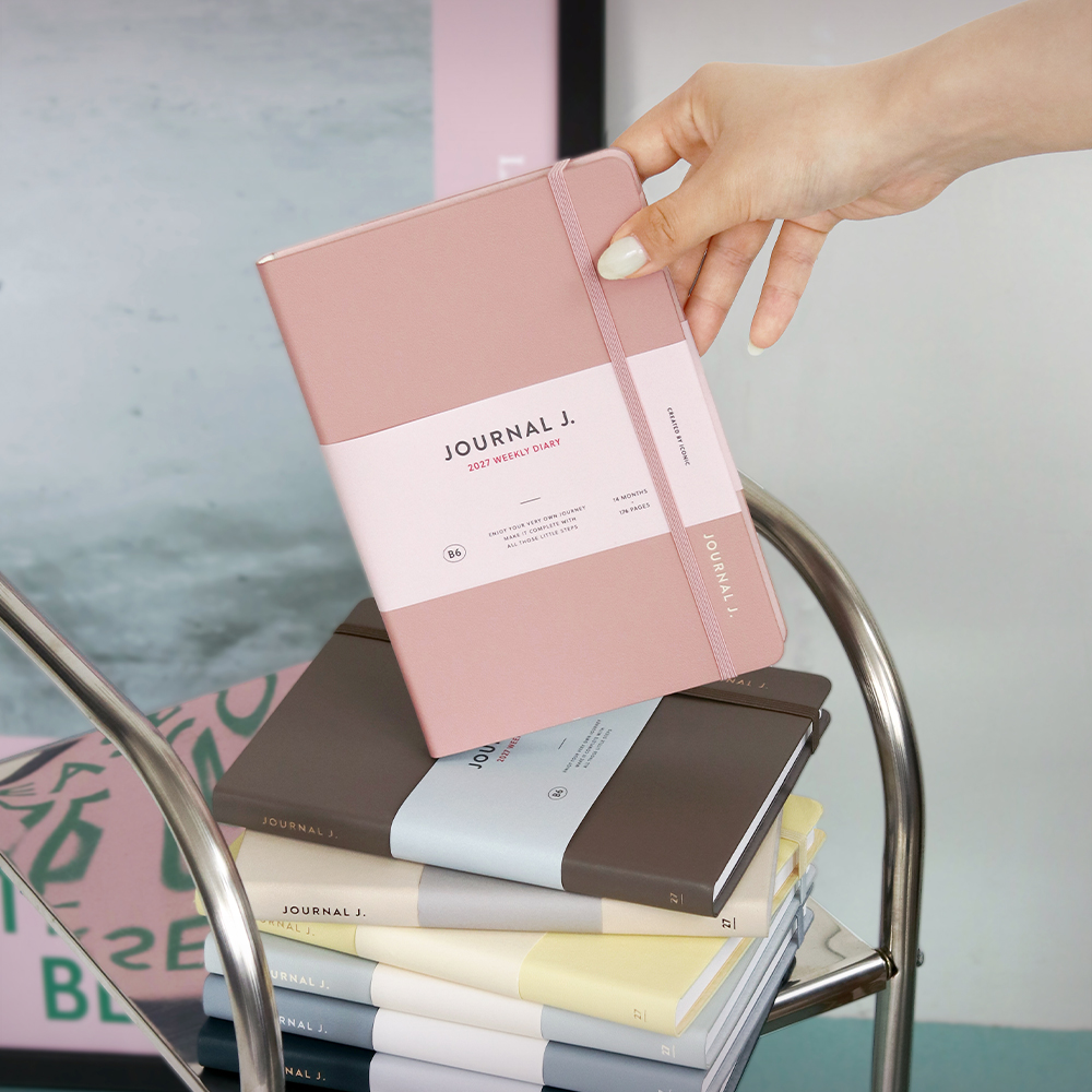 2027 Journal J. B6 Diary Weekly Planner