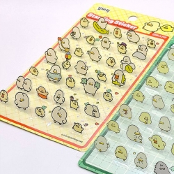 Kim Baduck Kim Banana Duck Standing Sticker 3D Deco Sticker Book