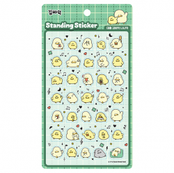 Kim Baduck Casual Kim Baduck Nana Duck Standing Sticker 3D Deco Sticker Book