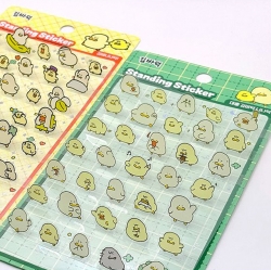 Kim Baduck Casual Kim Baduck Nana Duck Standing Sticker 3D Deco Sticker Book