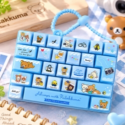 Rilakkuma 26-Key Keyboard Keyring