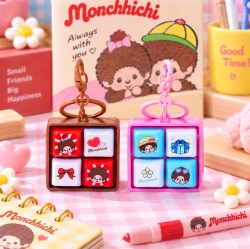 Monchhichi 4-Key Keyboard Keyring