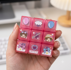 Monchhichi 9-Key Keyboard Keyring