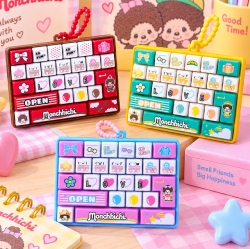 Monchhichi 26-Key Keyboard Keyring