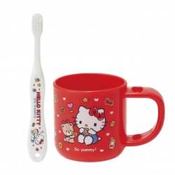 Hello Kitty Cookie Toothbrush and Cup Set