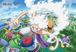 One Piece 150 Gear 5 - Sun God Nika fly