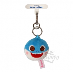 Pinkfong Daddy Shark Face Multi Bag Charm 5cm