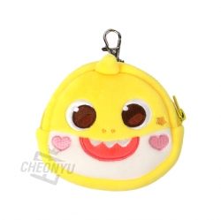 Pinkfong Baby Shark Face Pouch 10cm