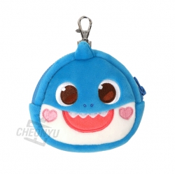 Pinkfong Daddy Shark Face Pouch 10cm
