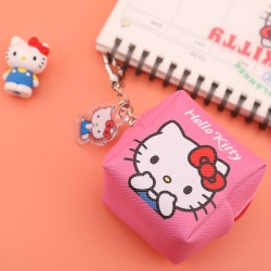 Sanrio Characters Hello Kitty Cube Pouch Keyring, Random