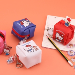 Sanrio Characters Hello Kitty Cube Pouch Keyring, Random