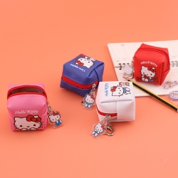 Sanrio Characters Hello Kitty Cube Pouch Keyring, Random