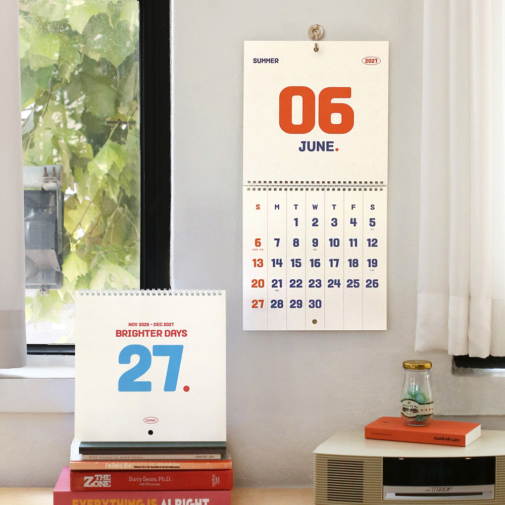 2027 Square Wall Calendar