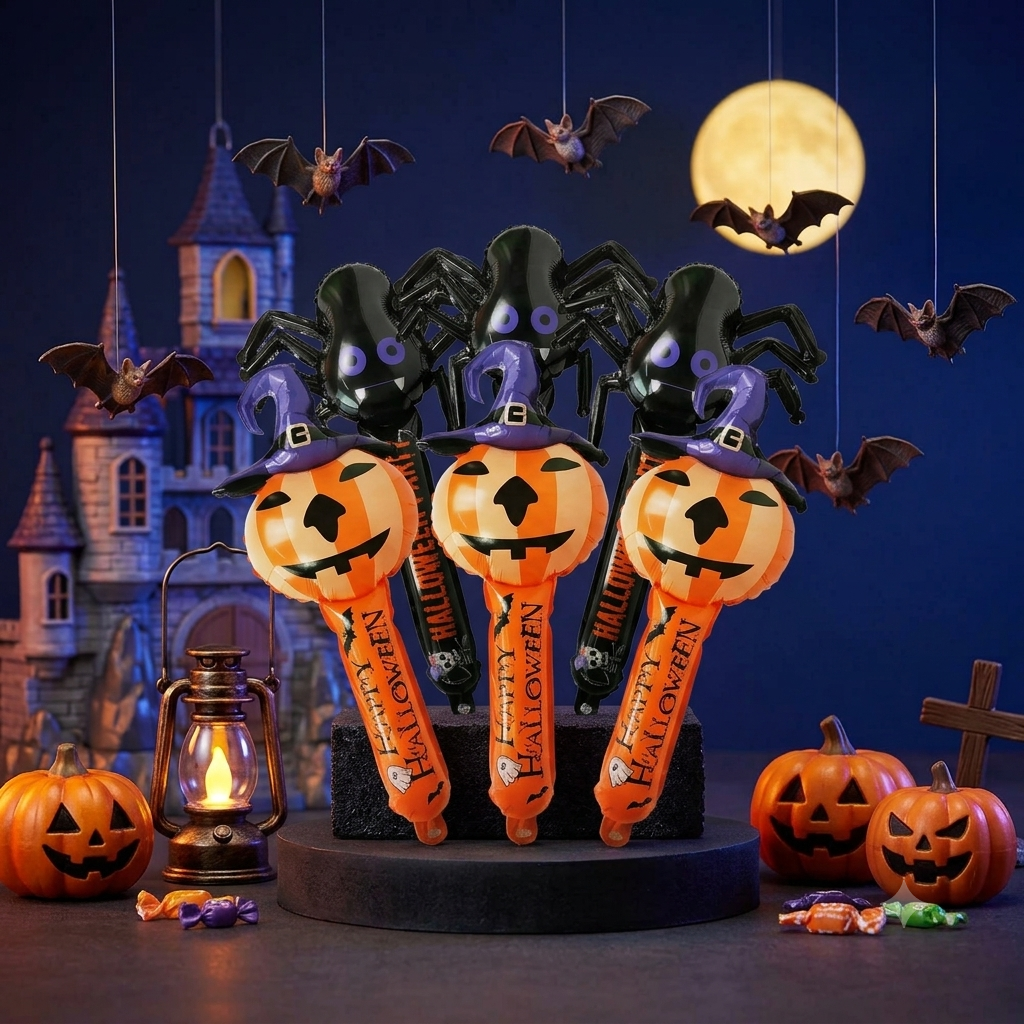 Halloween Ghost Village Wall Decoration Character Balloon Set