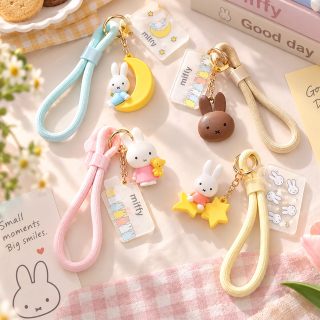 Miffy Figurine Phone Strap