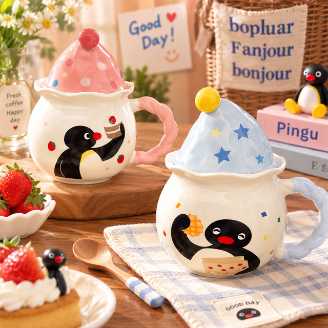 Pingu Cake Lid Mug