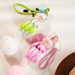 Dudubaby Abebe Bear Tangle Keyring 7 Types Random