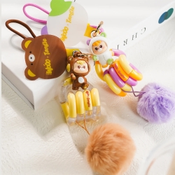 Dudubaby Abebe Bear Tangle Keyring 7 Types Random
