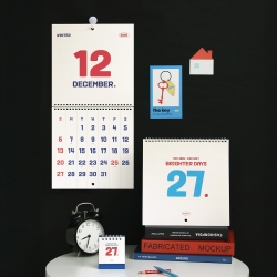 2027 Square Wall Calendar