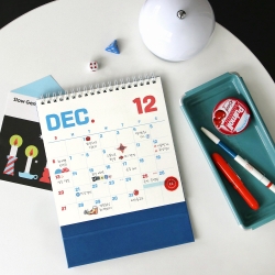 2027 Square Desk Calendar