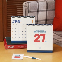 2027 Square Desk Calendar