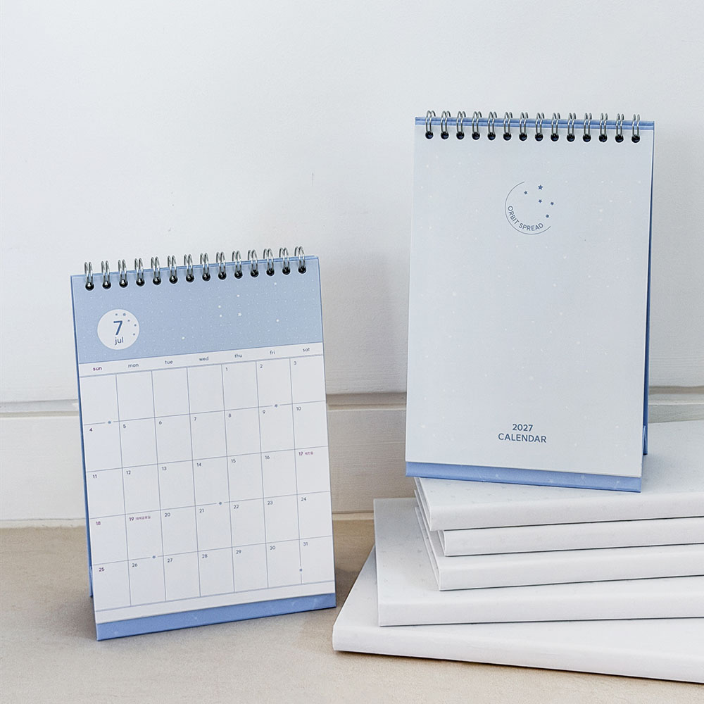 2027 ORBIT SPREAD CALENDAR