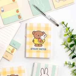 Miffy 4-Tier Sticky Notes 2 Types (12 Sets)