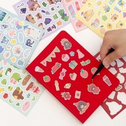 GGU GGU STICKERS 6SHEETS SET