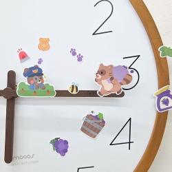 GGU GGU STICKERS 6SHEETS SET
