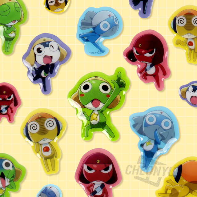 PETIT STICKER SGT FROG KERORO PLATOON