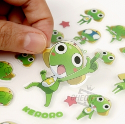 CLEAR SHEET STICKER SGT FROG KERORO