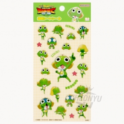 CLEAR SHEET STICKER SGT FROG KERORO