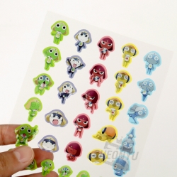 PETIT STICKER SGT FROG KERORO PLATOON