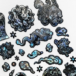 Petit Traditional Mother-of-Pearl Stickers – Tiger