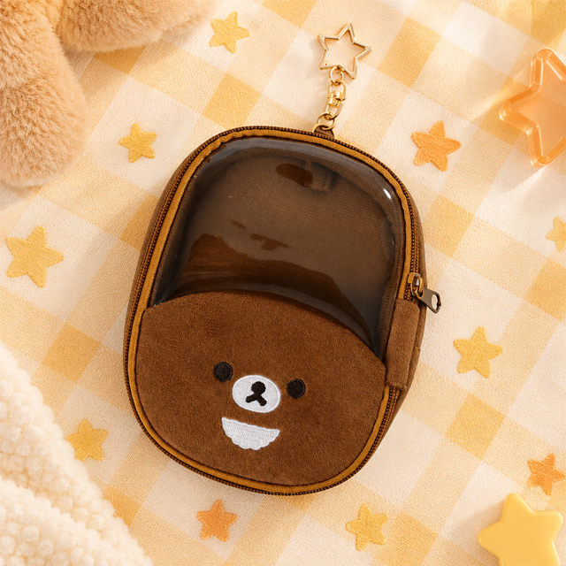 Chairoikoguma Accessory Keyring Pouch