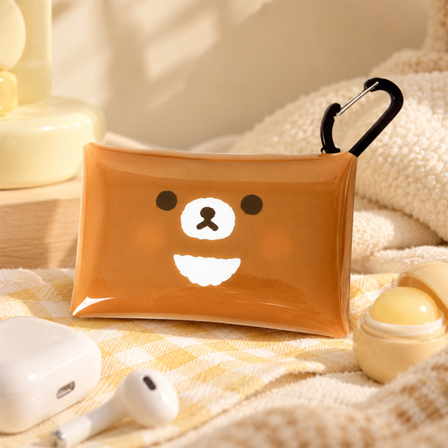Rilakkuma Transparent Multi Keyring Pouch