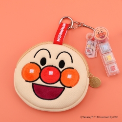 Anpanman Round Pouch Keyring_Anpanman