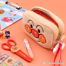 Anpanman Square Embroidered Pouch