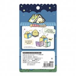 [Minumsa x Today's Cuteness] AKKU Sticker Keyring Reading Nana Duck