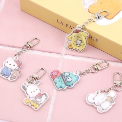 Sanrio Characters Bubble Glass Keyring