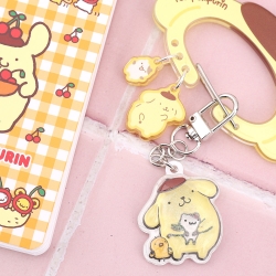 Sanrio Characters Bubble Glass Keyring