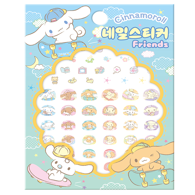 Sanrio Characters Cinnamoroll Nail Sticker_Friends   